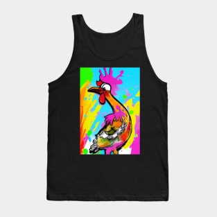 Funky 60's Chicken Tank Top